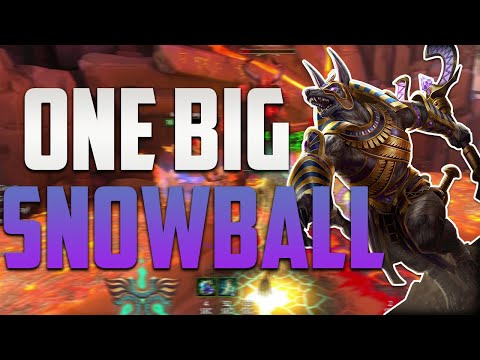 SMITE CONQUEST | ANUBIS MID - HE CAN SNOWBALL SO EASILY!!!