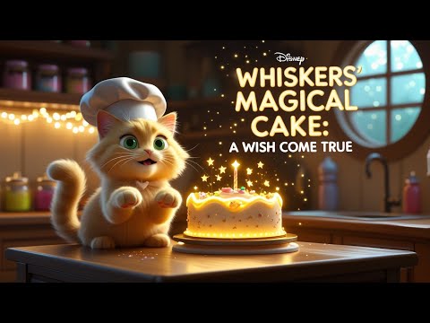 YouTube Title:Whiskers’ Magical Cake 🐾✨ | A Heartwarming 3D animated short film🎀🦋