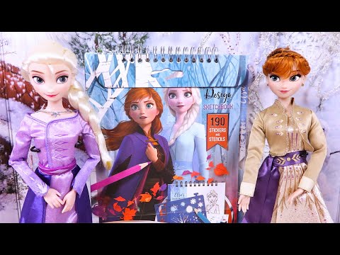 Reine des Neiges 2 Frozen Sketchbook Coloring Pages