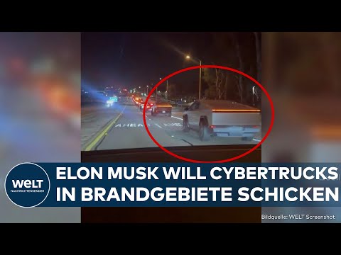 FEUERHÖLLE IN LOS ANGELES: Elon Musk will Brandgebiete mit Internet über Starlink versorgen