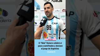 Después del partido, Gonzalo “Nolo” Romero habló sobre el triunfo