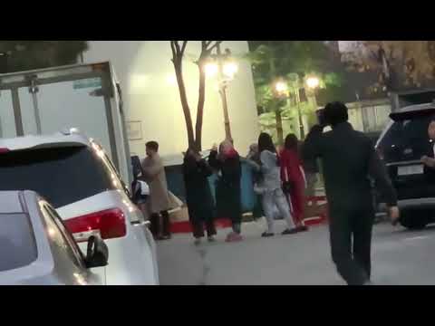 181111 TWICE Spotted leaving @ SBS Inkigayo 트와이스