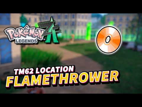 Pokemon Legends Z-A How to get FLAMETHROWER TM (TM62 Flamethrower Location)