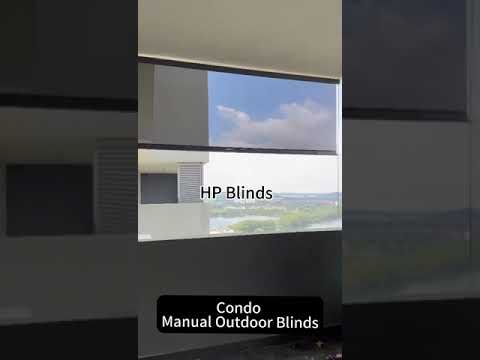 Manual Outdoor Blinds