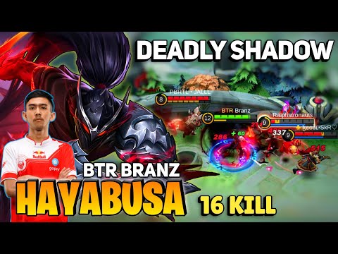 Hayabusa Deadly Shadow Perfect Gameplay | By BTR Branz - Mobile Legends