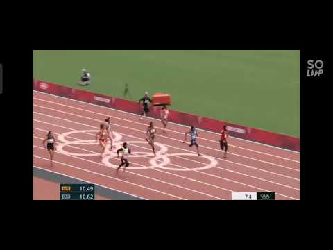 #OLYMPICSTOKYO2020 Women's 100M Preliminary Round - Heat 2  🇲🇾 NABILA ALIAS Azreen