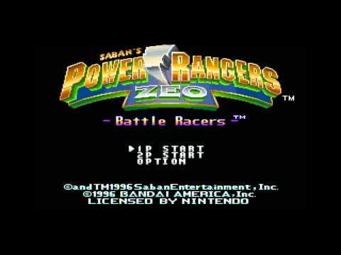 Power Rangers Zeo : Battle Racers Super Nintendo