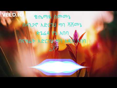 Abenet Demissie - Belu Enji  በሉ እንጅ - Lyrics music