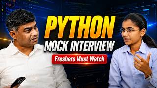 Best Python Mock Interview 2026 | Freshers Don't Miss This!🔥