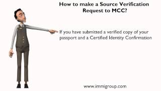 How to make a Source Verification Request to MCC