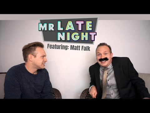 Matt Falk's appearance on MR. LATE NIGHT!