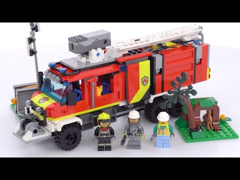 LEGO City Fire Command Truck 60374 review! Burly Unimog with secrets!