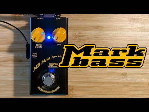 Markbass Markbass MB Mini Dist Compact Bass Distortion Effects Pedal 2014 Black & Yellow image 7