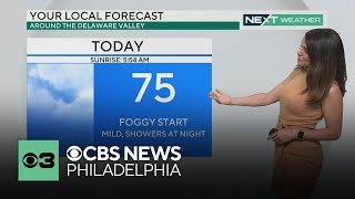 A foggy start for Philadelphia with rain on the way | NEXT Weather