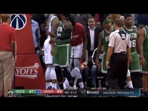 Final 2 minutes of Boston Celtics vs Washington Wizards