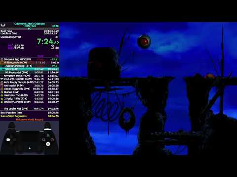 Abe's Oddysee 100% NMG Speedrun in 58:47.718 [WORLD RECORD]