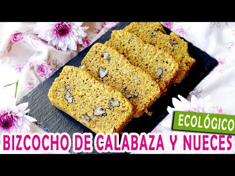 BIZCOCHO DE CALABAZA Y NUECES