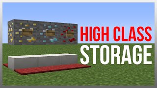 Minecraft 1.12: Redstone Tutorial - High Class Storage!