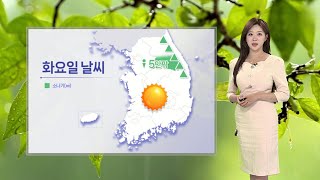 [날씨] 화요일 맑고 동쪽 산지 소나기…6월 초여름 낮 더위 / 연합뉴스TV (YonhapnewsTV)