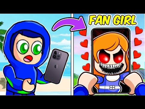 CRAZY FAN GIRL Is STALKING Me On ROBLOX SNAPCHAT  😱