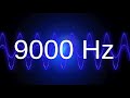 9000 Hz clean pure sine wave TEST TONE