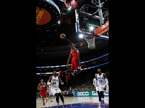 John Wall vs 76ers (14/01/2017) - 25 Pts, 7 Ast, 7 Rebs, 9-17 FGM, 3-4 Threes, In 3 Qs!