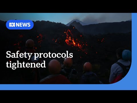 Volcano guides protest new rules on Mt Etna | The World | ABC NEWS