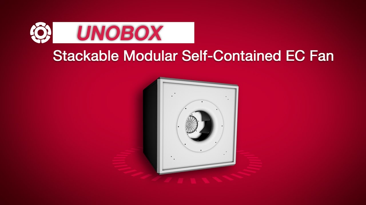 Unobox: a stackable modular self-contained fan.