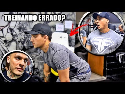 MAXUEL TREINANDO ERRADO NA FRENTE DO FELIPE FRANCO?