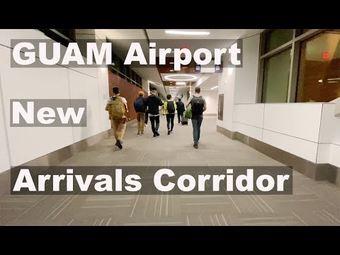 NOVO Aeroporto Internacional de Guam, Corredor de Chegadas.