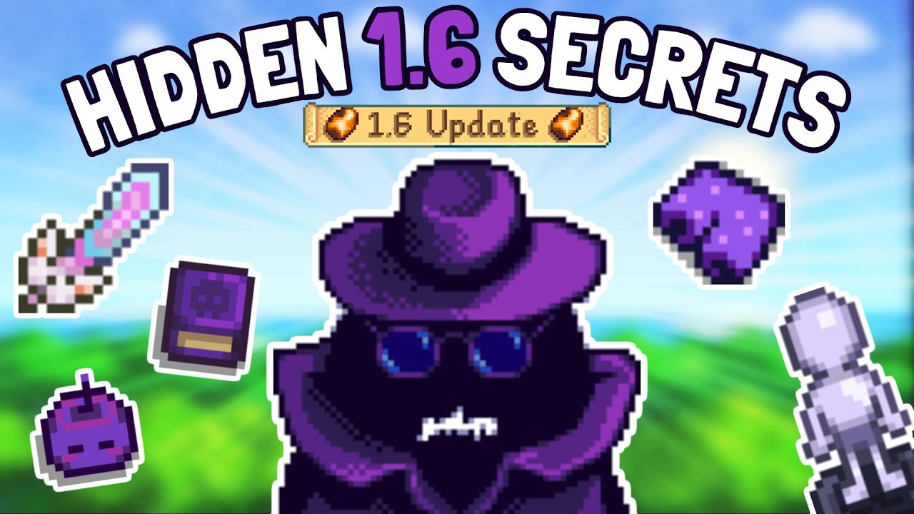 Every Hidden Secret & Easter Egg Found So Far in Stardew Valley 1.6!