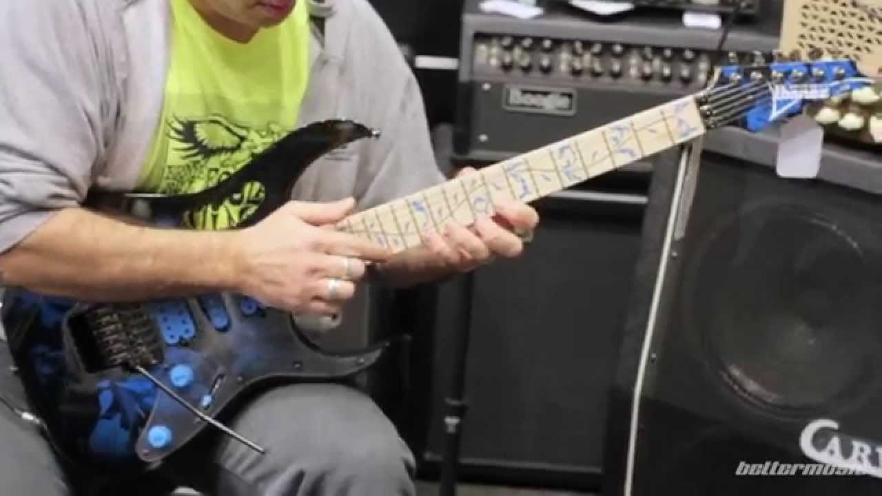 IBANEZ JEM77P BFP Steve Vai Signature Guitar - Blue Floral Pattern