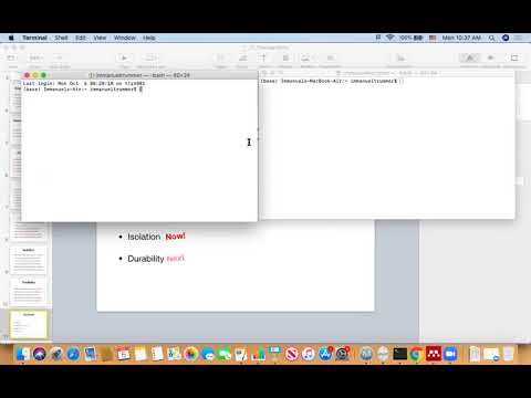15: Transactions Intro & Demo, ACID Guarantees, Isolation