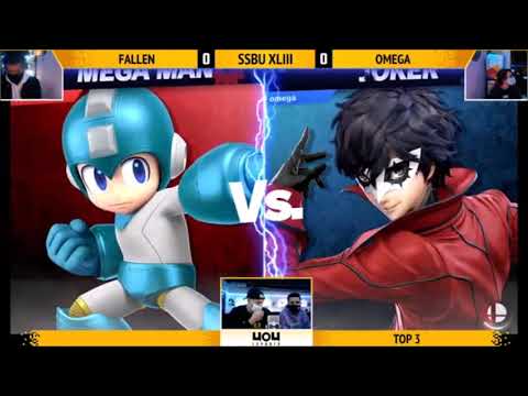 SSBU - 4o4 Ultimate Weekly XLIII - VA| Fallen (Mega Man) vs 4o4| Omega (Joker) - Losers Final