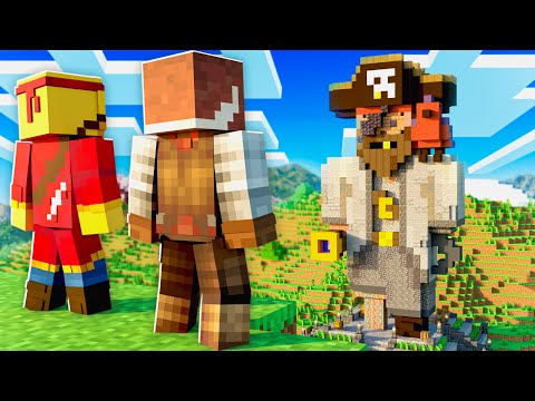 PIRATES & COWBOYS Unite! Epic Minecraft Survival!