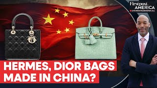 TikTok Creators Say 80% of Hermes, Gucci, Prada Bags Made in China | Firstpost America | N18G