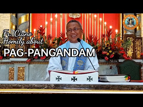 Fr. Ciano Homily about PAG-PANGANDAM - 11/26/2022