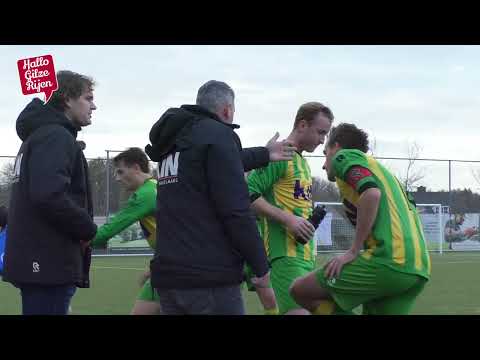 Sfeerimpressie van de derby V.V. Gilze - VV Rijen