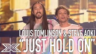 Download Mp3 Louis Tomlinson Steve Aoki Perform Just Hold on The X Factor Global