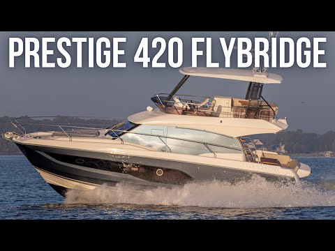 $1,200,000 Yacht Tour | Prestige 420 Flybridge Yacht Walkthrough