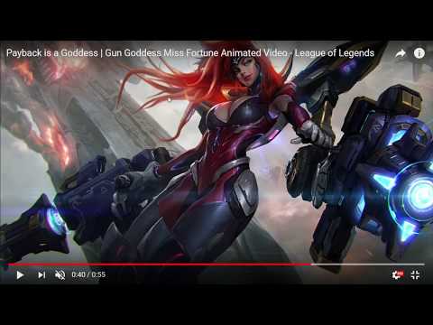 Payback is a Goddess | Gun Goddess Miss Fortune Animated Video (Not exactly a reaction)