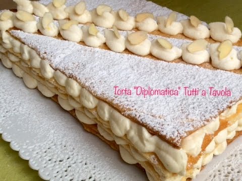 TORTA "DIPLOMATICA", facile e veloce - TUTTI A TAVOLA