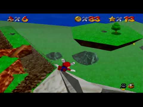 Super Mario 64 (N64), Find the 8 Red Coins (w/ 100 Coin Star)