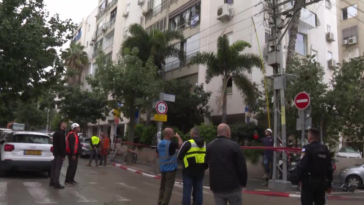 Video | First responders on site of impact after fresh Iranian missile attack | AFP