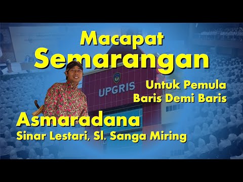ASMARADANA SINAR LESTARI, SLENDRO MIRING, CENGKOK SEMARANGAN