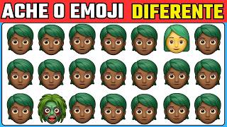 👀💥💎APENAS AS PESSOAS MAIS ATENTAS CONSEGUEM ACHAR O EMOJI DIFERENTE NESTE QUIZ! VOCÊ CONSEGUE
