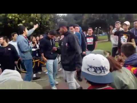 Botero vs Lil Noir vs Juny.  Zona 80 freestyle