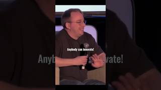 Linus Torvalds Says Innovation Is Overrated Anyone Can Do It #shorts #linux #innovation