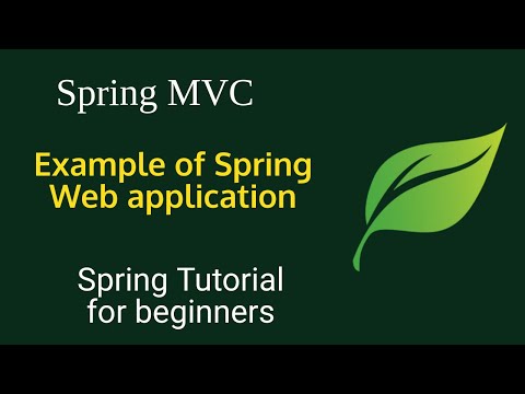 Spring Boot tutorials | Spring boot full  course -  Example for a spring MVC application