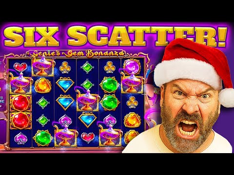 WOW I Got 6 Scatters On Genie's Gem Bonanza!!!